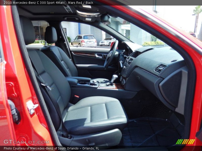 Mars Red / Black 2010 Mercedes-Benz C 300 Sport 4Matic