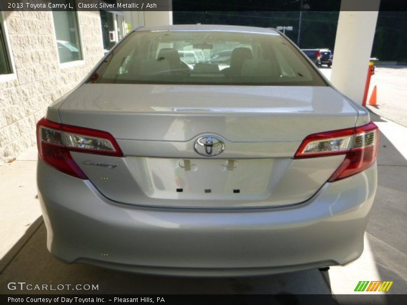 Classic Silver Metallic / Ash 2013 Toyota Camry L