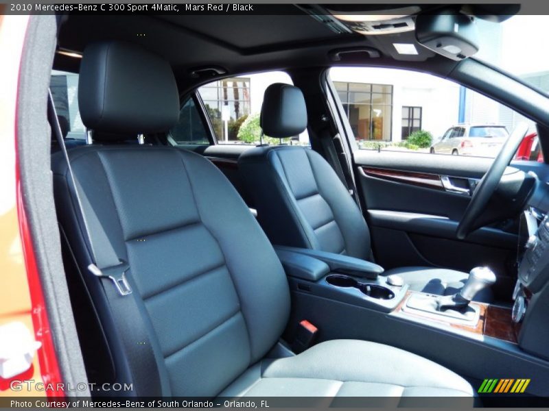 Mars Red / Black 2010 Mercedes-Benz C 300 Sport 4Matic