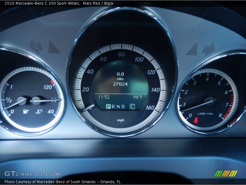  2010 C 300 Sport 4Matic 300 Sport 4Matic Gauges