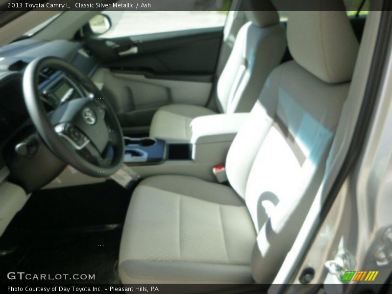 Classic Silver Metallic / Ash 2013 Toyota Camry L