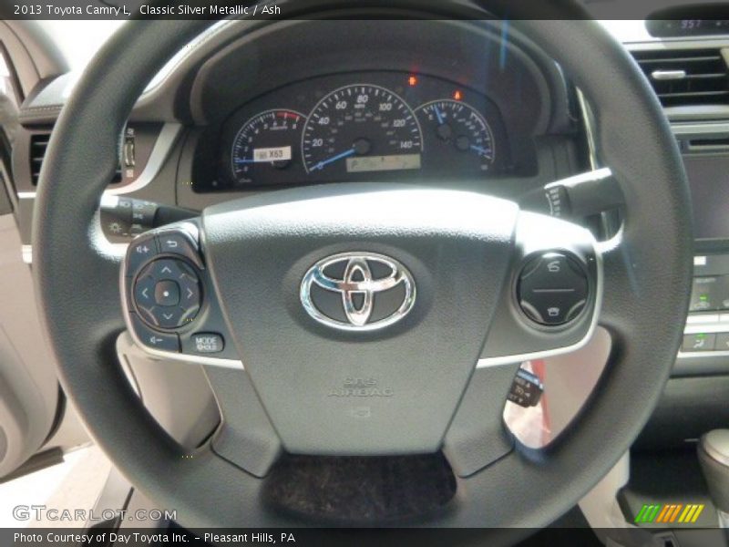 Classic Silver Metallic / Ash 2013 Toyota Camry L