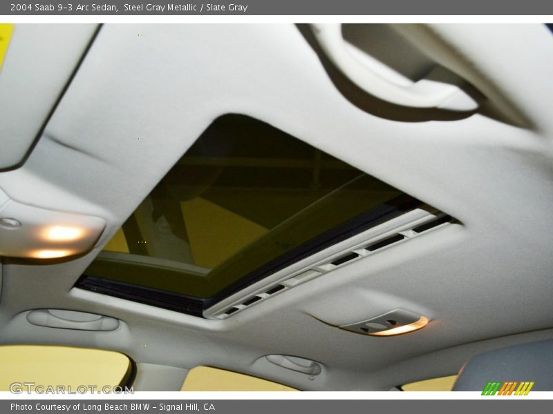 Steel Gray Metallic / Slate Gray 2004 Saab 9-3 Arc Sedan