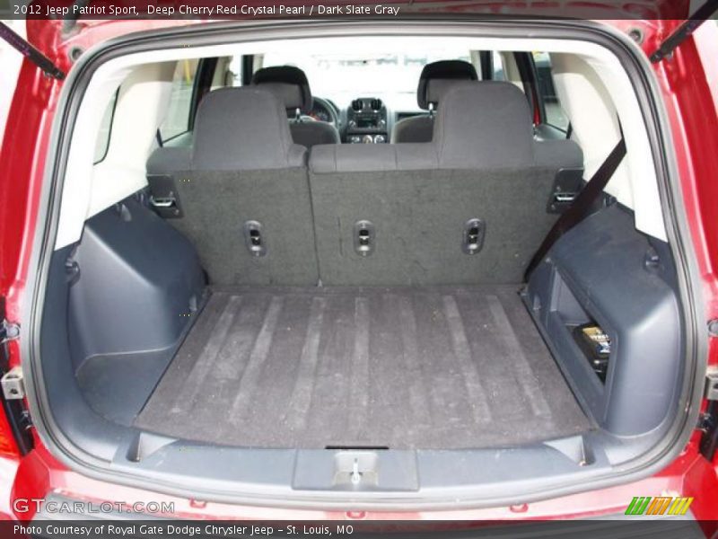 Deep Cherry Red Crystal Pearl / Dark Slate Gray 2012 Jeep Patriot Sport