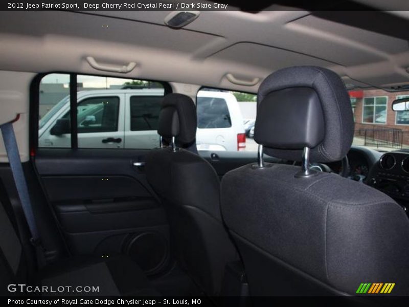 Deep Cherry Red Crystal Pearl / Dark Slate Gray 2012 Jeep Patriot Sport