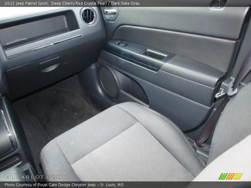 Deep Cherry Red Crystal Pearl / Dark Slate Gray 2012 Jeep Patriot Sport