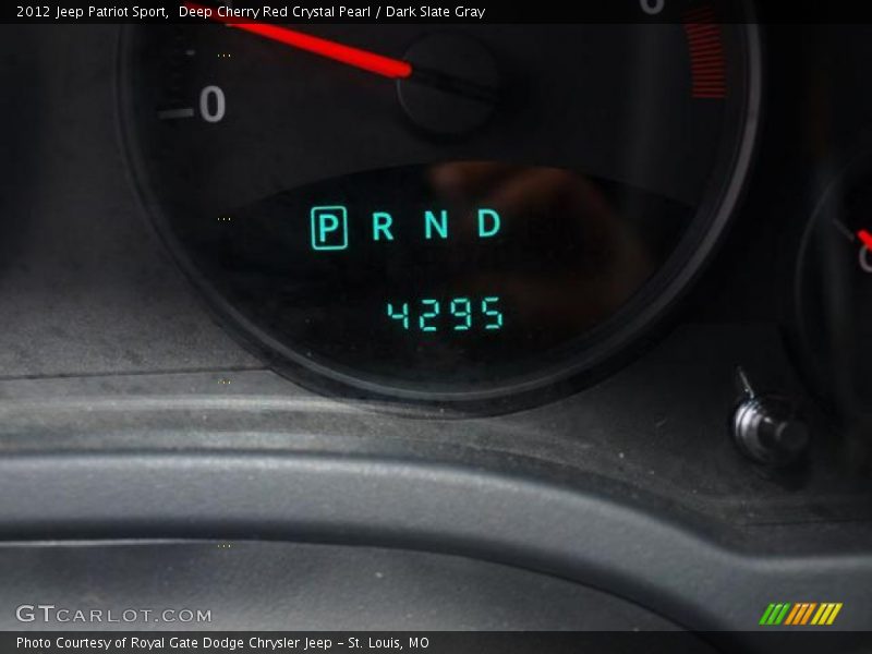 Deep Cherry Red Crystal Pearl / Dark Slate Gray 2012 Jeep Patriot Sport