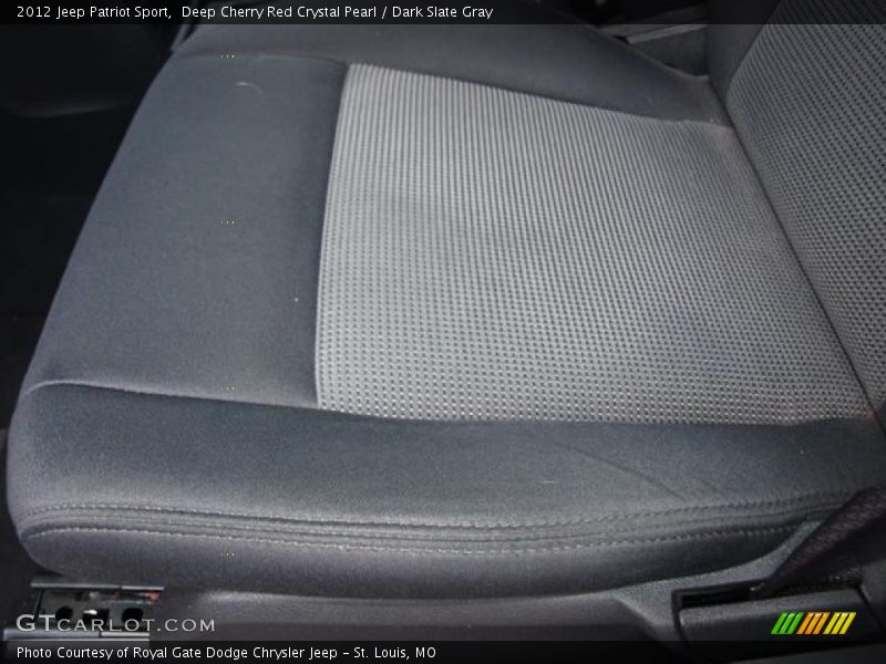 Deep Cherry Red Crystal Pearl / Dark Slate Gray 2012 Jeep Patriot Sport