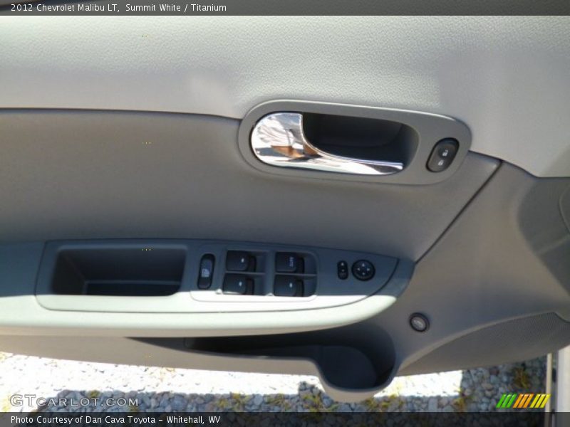 Summit White / Titanium 2012 Chevrolet Malibu LT
