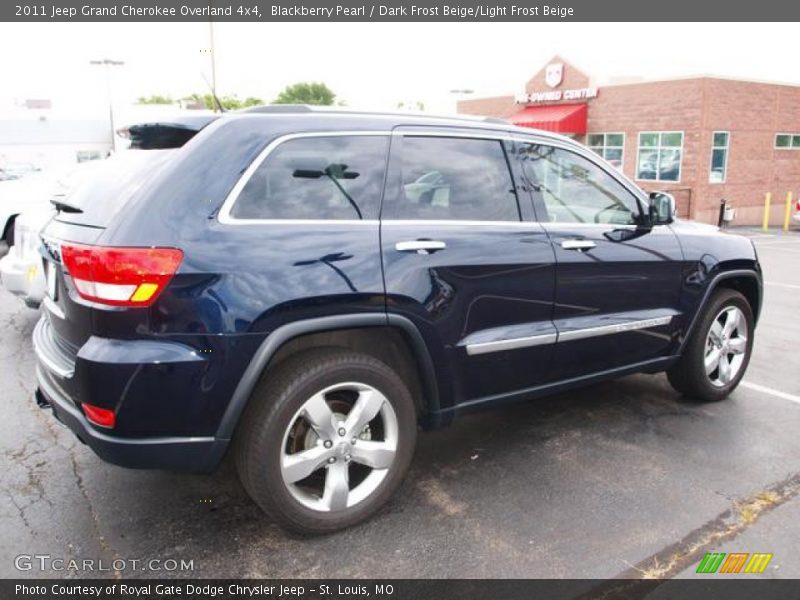 Blackberry Pearl / Dark Frost Beige/Light Frost Beige 2011 Jeep Grand Cherokee Overland 4x4