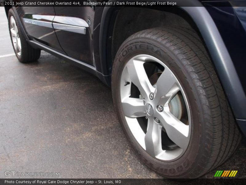 Blackberry Pearl / Dark Frost Beige/Light Frost Beige 2011 Jeep Grand Cherokee Overland 4x4