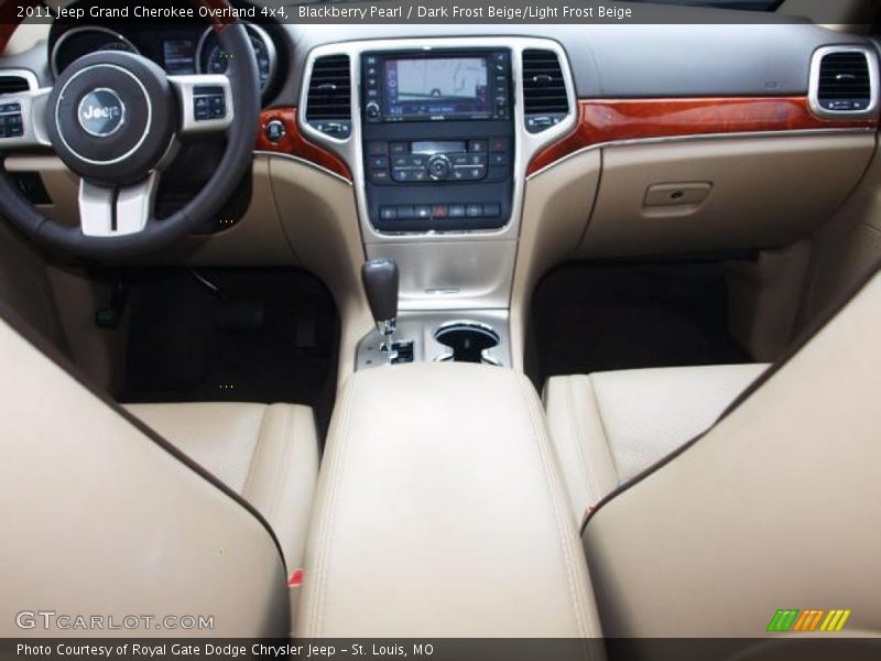 Blackberry Pearl / Dark Frost Beige/Light Frost Beige 2011 Jeep Grand Cherokee Overland 4x4