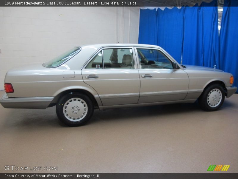 Dessert Taupe Metallic / Beige 1989 Mercedes-Benz S Class 300 SE Sedan