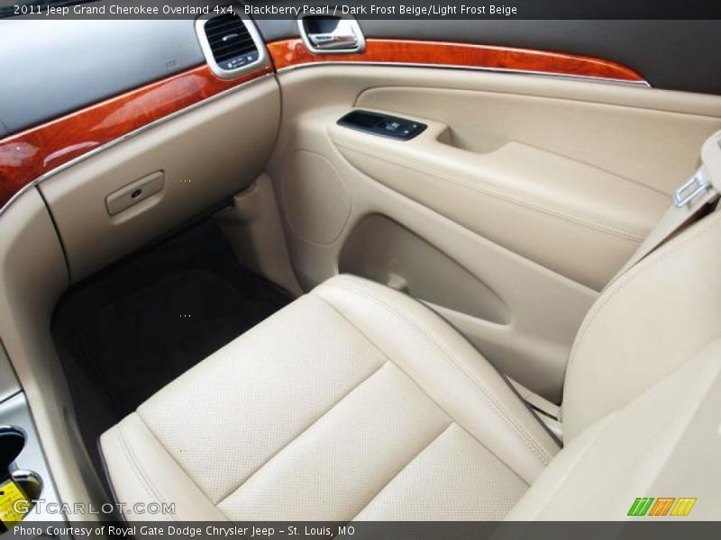 Blackberry Pearl / Dark Frost Beige/Light Frost Beige 2011 Jeep Grand Cherokee Overland 4x4