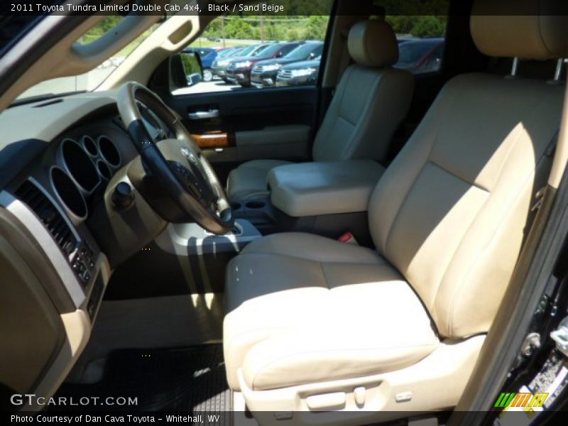 Black / Sand Beige 2011 Toyota Tundra Limited Double Cab 4x4