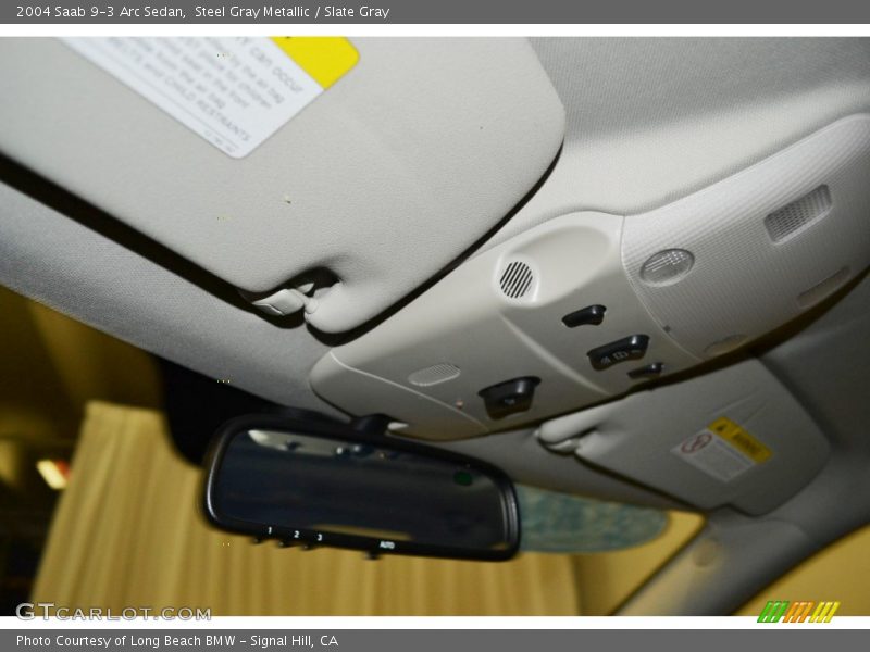 Steel Gray Metallic / Slate Gray 2004 Saab 9-3 Arc Sedan