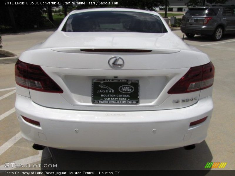 Starfire White Pearl / Saddle Tan 2011 Lexus IS 350C Convertible