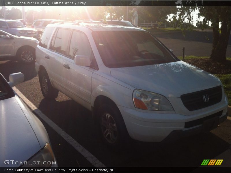 Taffeta White / Gray 2003 Honda Pilot EX 4WD