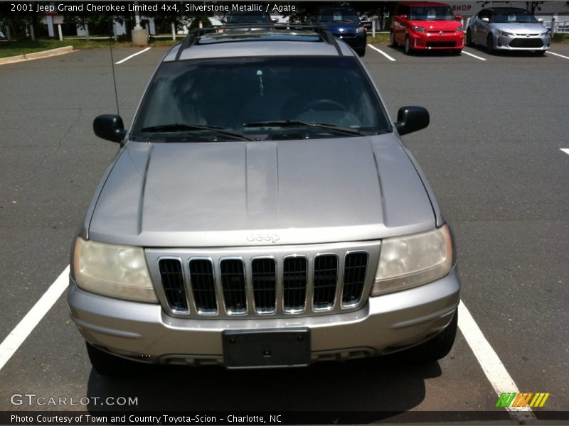Silverstone Metallic / Agate 2001 Jeep Grand Cherokee Limited 4x4