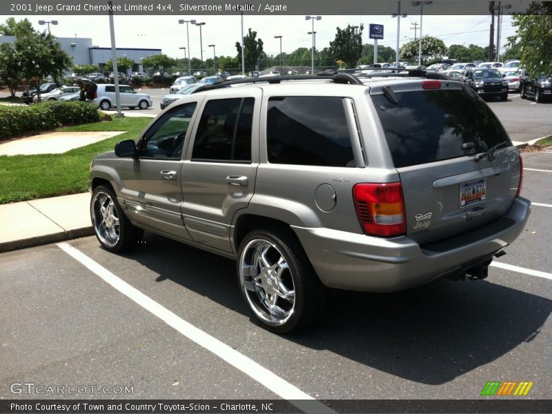 Silverstone Metallic / Agate 2001 Jeep Grand Cherokee Limited 4x4