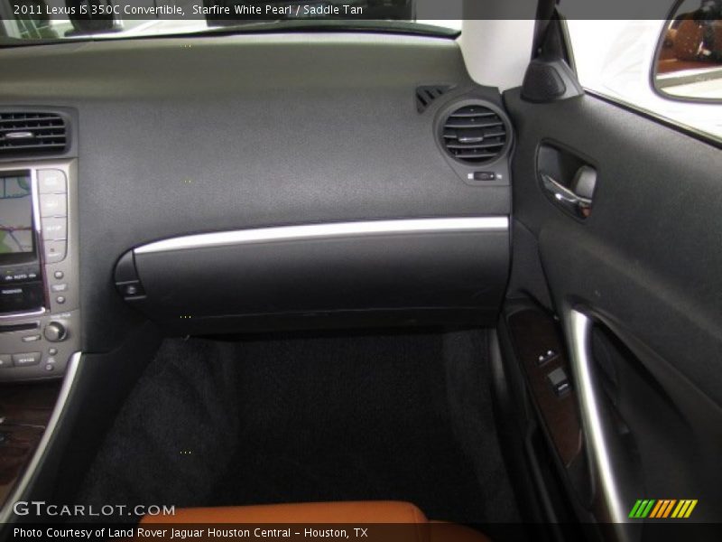 Starfire White Pearl / Saddle Tan 2011 Lexus IS 350C Convertible