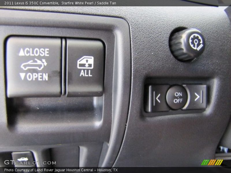 Starfire White Pearl / Saddle Tan 2011 Lexus IS 350C Convertible