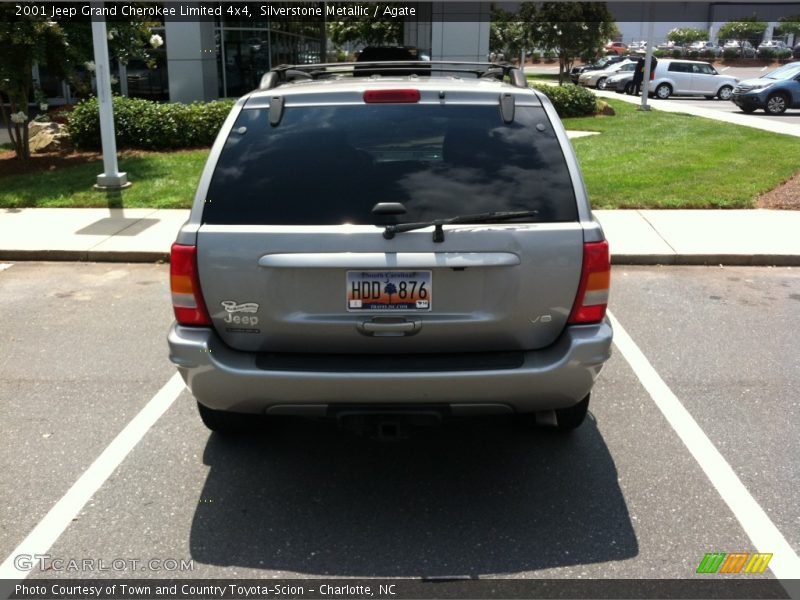 Silverstone Metallic / Agate 2001 Jeep Grand Cherokee Limited 4x4