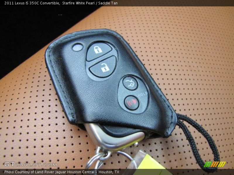 Starfire White Pearl / Saddle Tan 2011 Lexus IS 350C Convertible