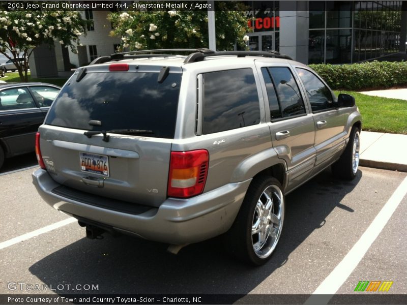 Silverstone Metallic / Agate 2001 Jeep Grand Cherokee Limited 4x4