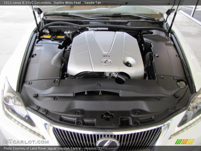 Starfire White Pearl / Saddle Tan 2011 Lexus IS 350C Convertible