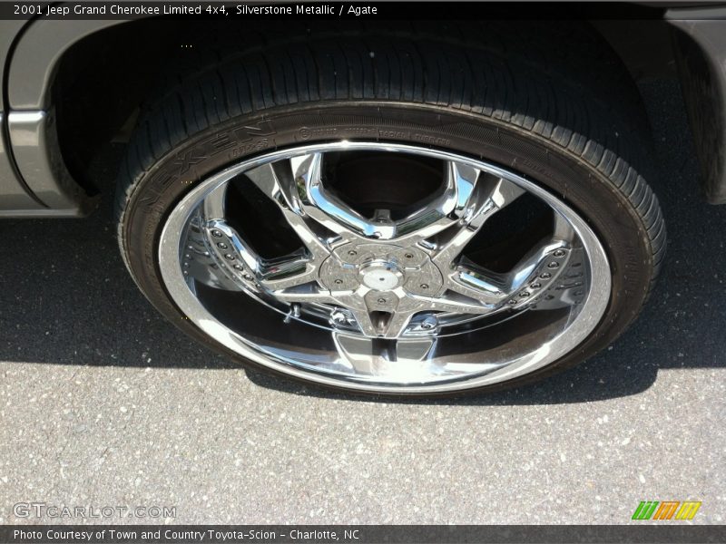 Silverstone Metallic / Agate 2001 Jeep Grand Cherokee Limited 4x4