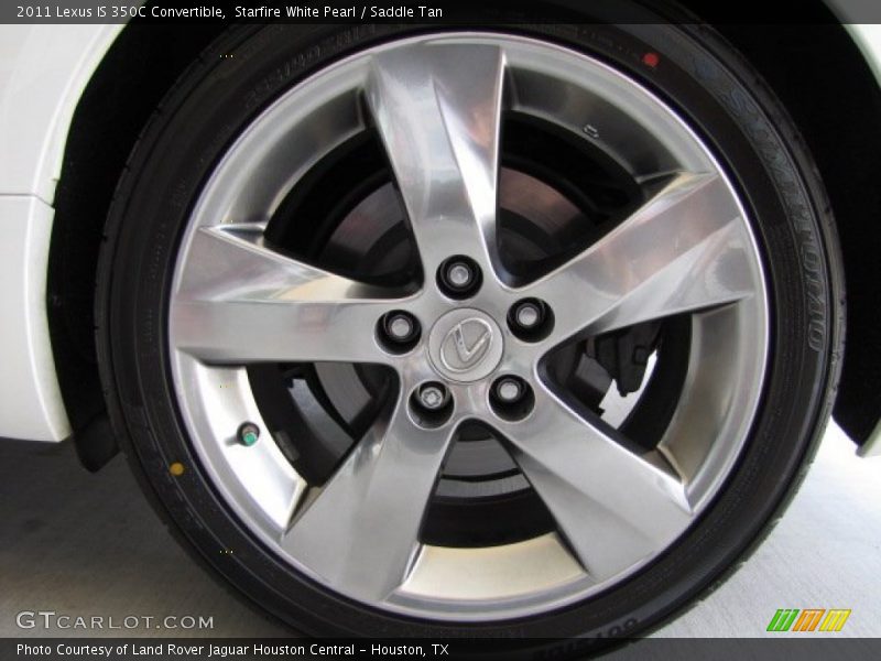 Starfire White Pearl / Saddle Tan 2011 Lexus IS 350C Convertible
