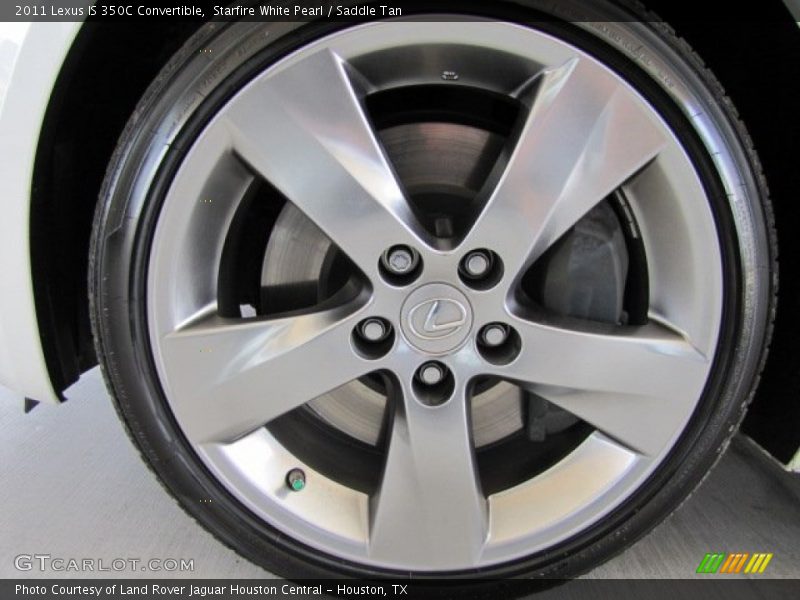 Starfire White Pearl / Saddle Tan 2011 Lexus IS 350C Convertible