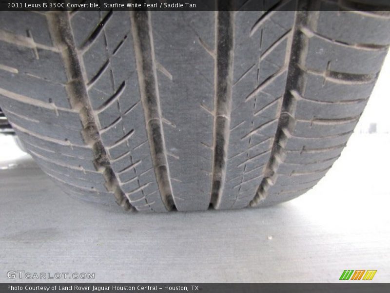 Starfire White Pearl / Saddle Tan 2011 Lexus IS 350C Convertible