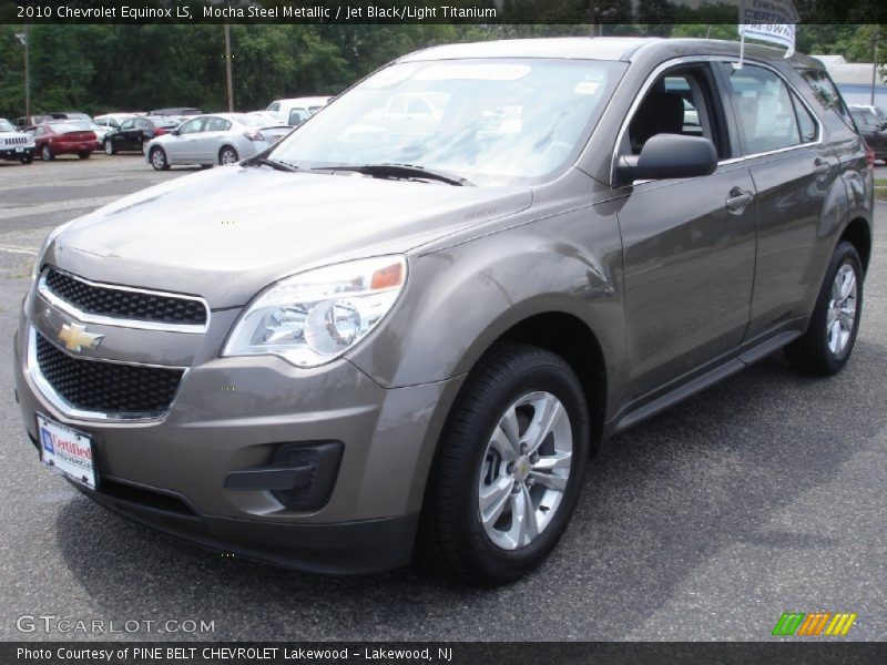 Mocha Steel Metallic / Jet Black/Light Titanium 2010 Chevrolet Equinox LS