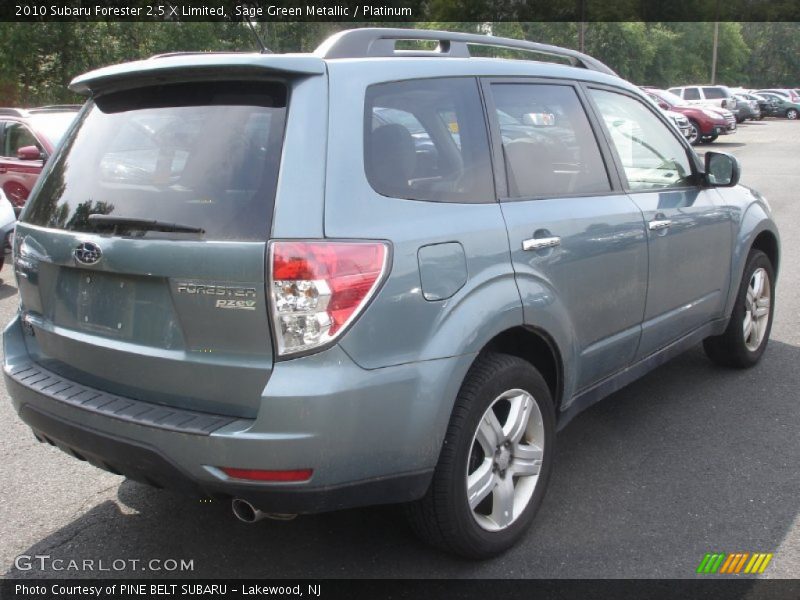 Sage Green Metallic / Platinum 2010 Subaru Forester 2.5 X Limited