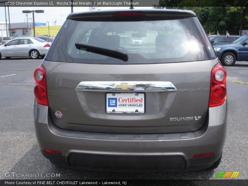 Mocha Steel Metallic / Jet Black/Light Titanium 2010 Chevrolet Equinox LS