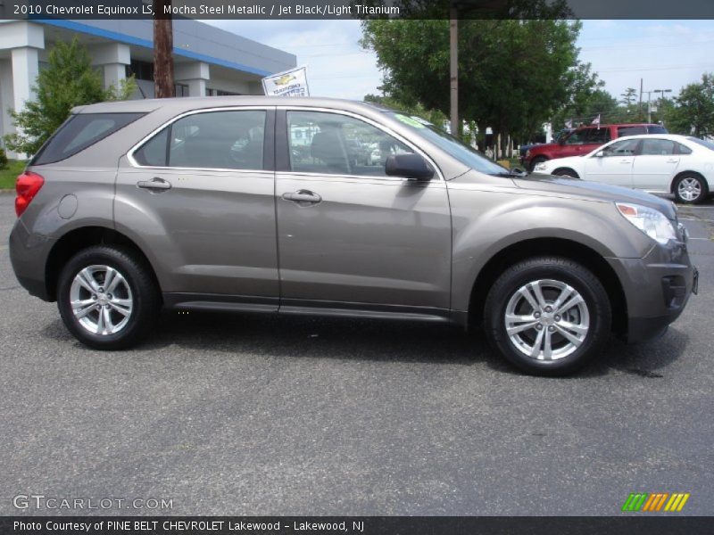 Mocha Steel Metallic / Jet Black/Light Titanium 2010 Chevrolet Equinox LS