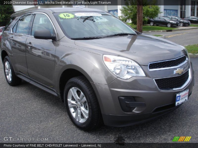 Mocha Steel Metallic / Jet Black/Light Titanium 2010 Chevrolet Equinox LS