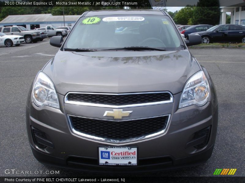 Mocha Steel Metallic / Jet Black/Light Titanium 2010 Chevrolet Equinox LS
