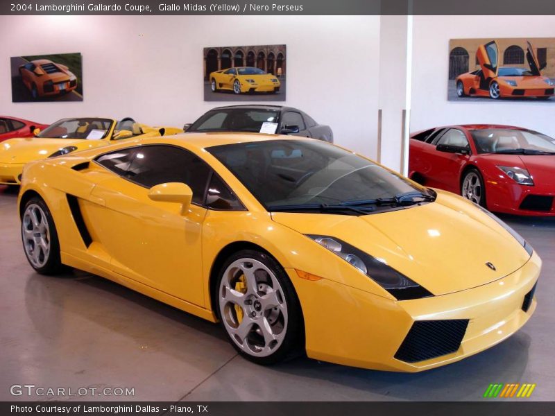 Giallo Midas (Yellow) / Nero Perseus 2004 Lamborghini Gallardo Coupe