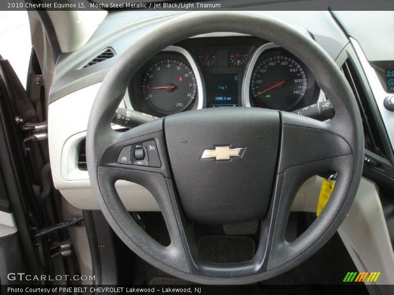 Mocha Steel Metallic / Jet Black/Light Titanium 2010 Chevrolet Equinox LS