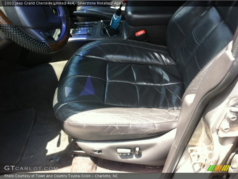 Silverstone Metallic / Agate 2001 Jeep Grand Cherokee Limited 4x4