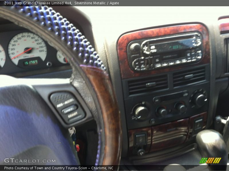 Silverstone Metallic / Agate 2001 Jeep Grand Cherokee Limited 4x4
