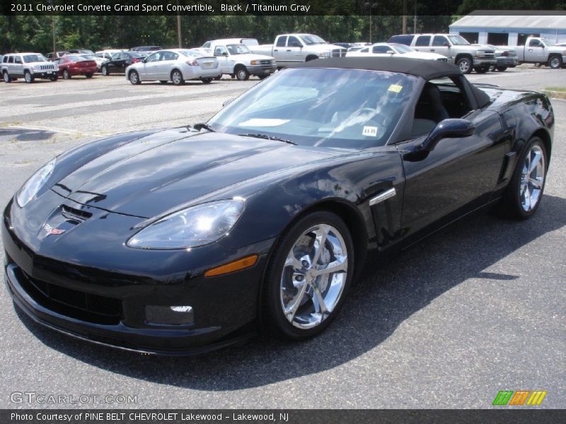 Front 3/4 View of 2011 Corvette Grand Sport Convertible