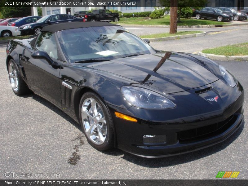 Front 3/4 View of 2011 Corvette Grand Sport Convertible