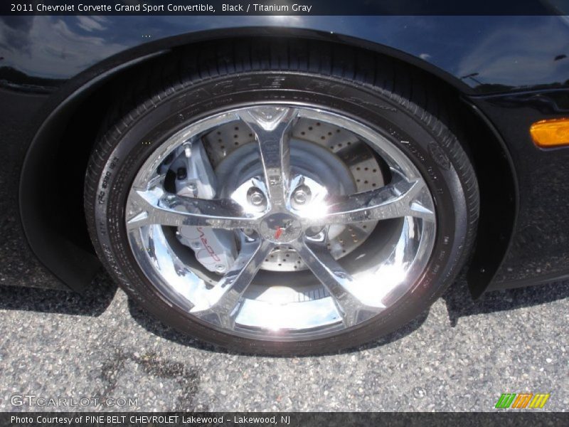 Black / Titanium Gray 2011 Chevrolet Corvette Grand Sport Convertible
