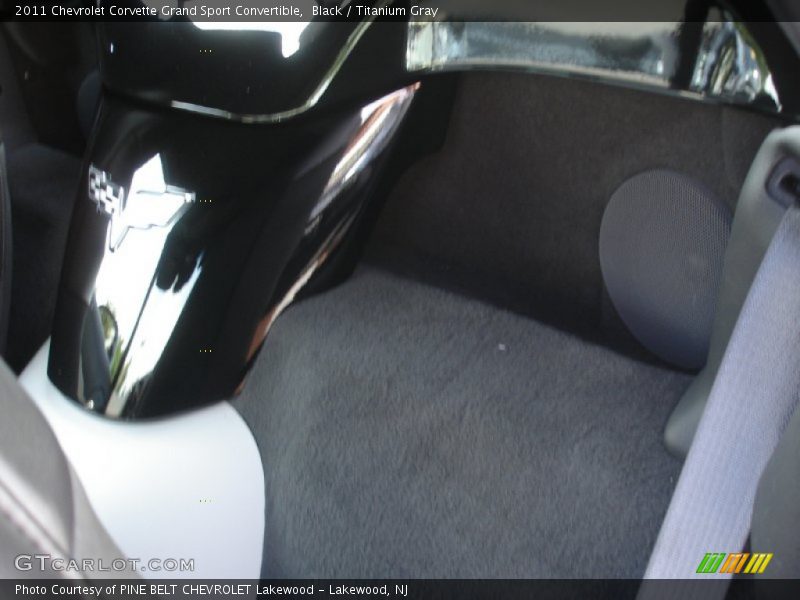 Black / Titanium Gray 2011 Chevrolet Corvette Grand Sport Convertible