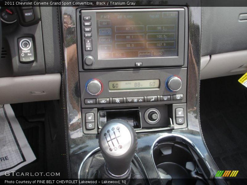 Black / Titanium Gray 2011 Chevrolet Corvette Grand Sport Convertible