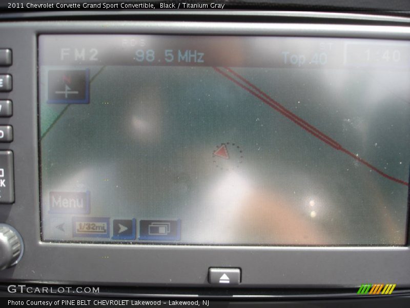 Black / Titanium Gray 2011 Chevrolet Corvette Grand Sport Convertible